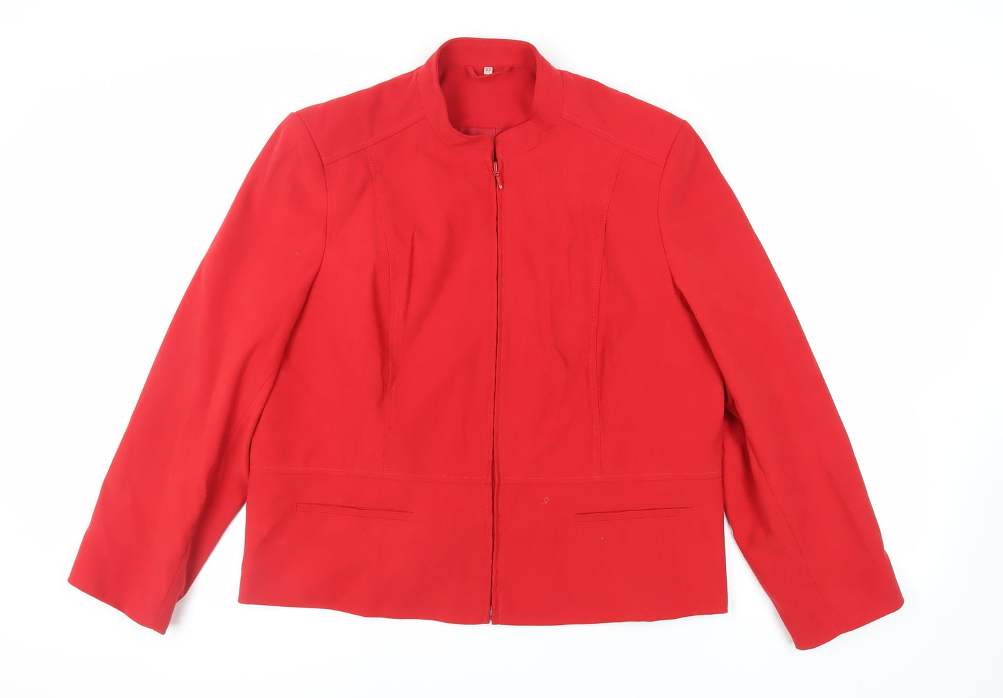 Womens UK Size 22 EWM Red Jacket