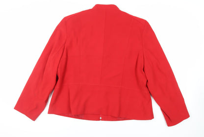 Womens UK Size 22 EWM Red Jacket