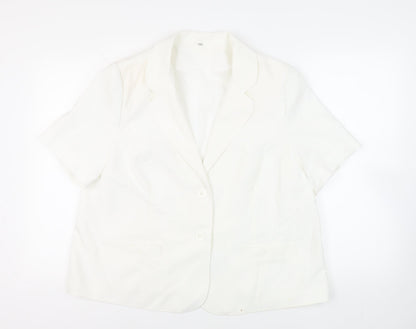 Womens UK Size 22 EWM White Jacket