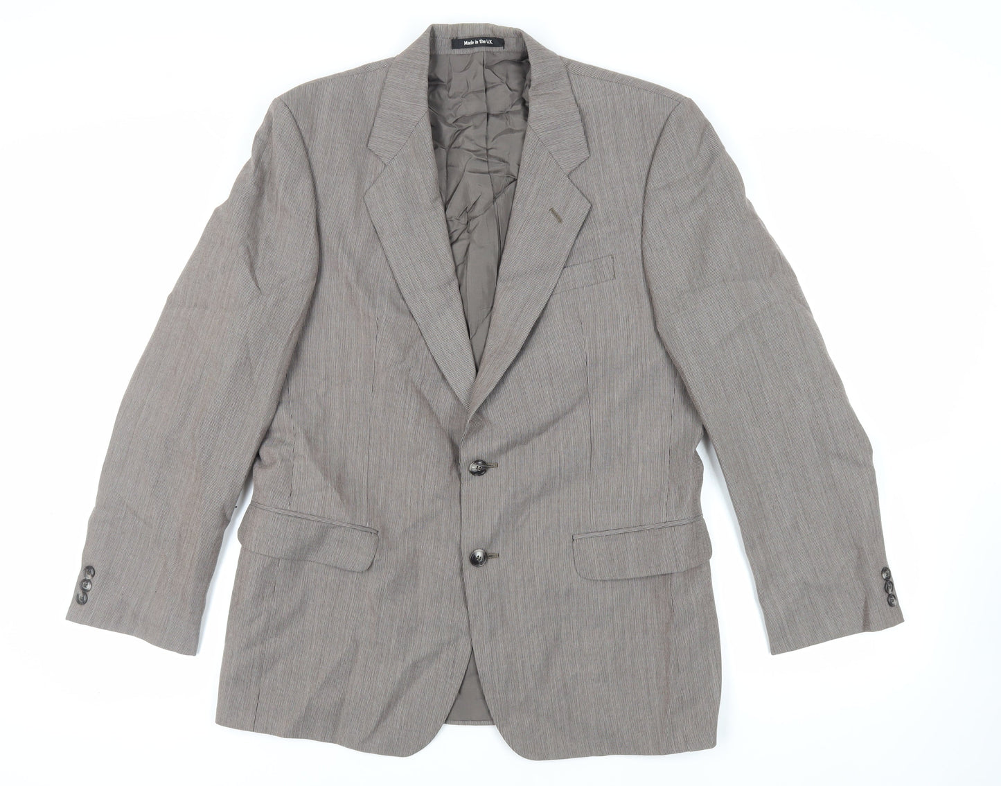 Mens UK Size 40 St Michael Regular Brown Suit Jacket