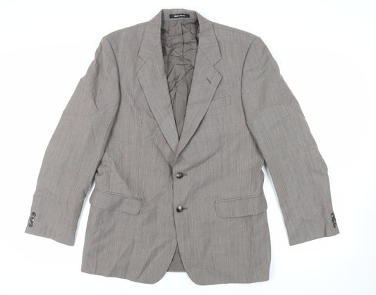 Mens UK Size 40 St Michael Regular Brown Suit Jacket