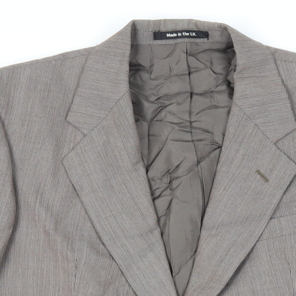 Mens UK Size 40 St Michael Regular Brown Suit Jacket