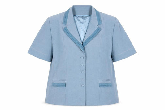Klass Womens Blue Jacket Blazer Size 20 Button