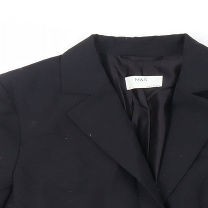 Womens UK Size 14 Marks and Spencer Black Jacket