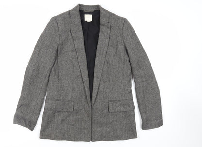 Womens UK Size 10 H&M Grey Jacket