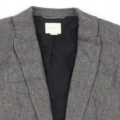 Womens UK Size 10 H&M Grey Jacket
