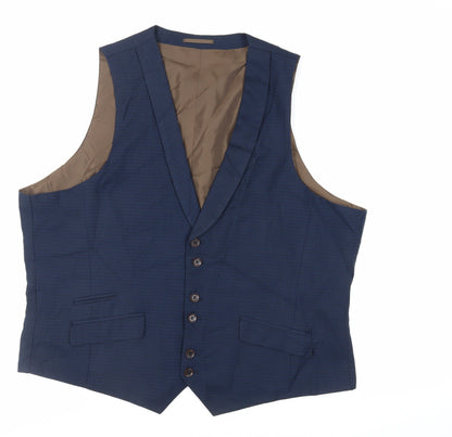 Mens UK Size 48 Fellini Regular Blue Suit Jacket