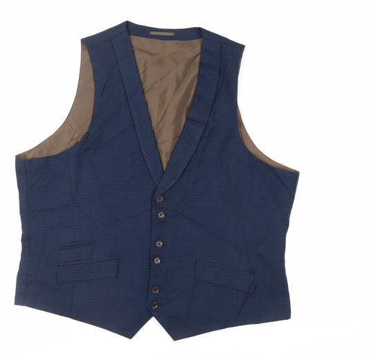 Mens UK Size 48 Fellini Regular Blue Suit Jacket