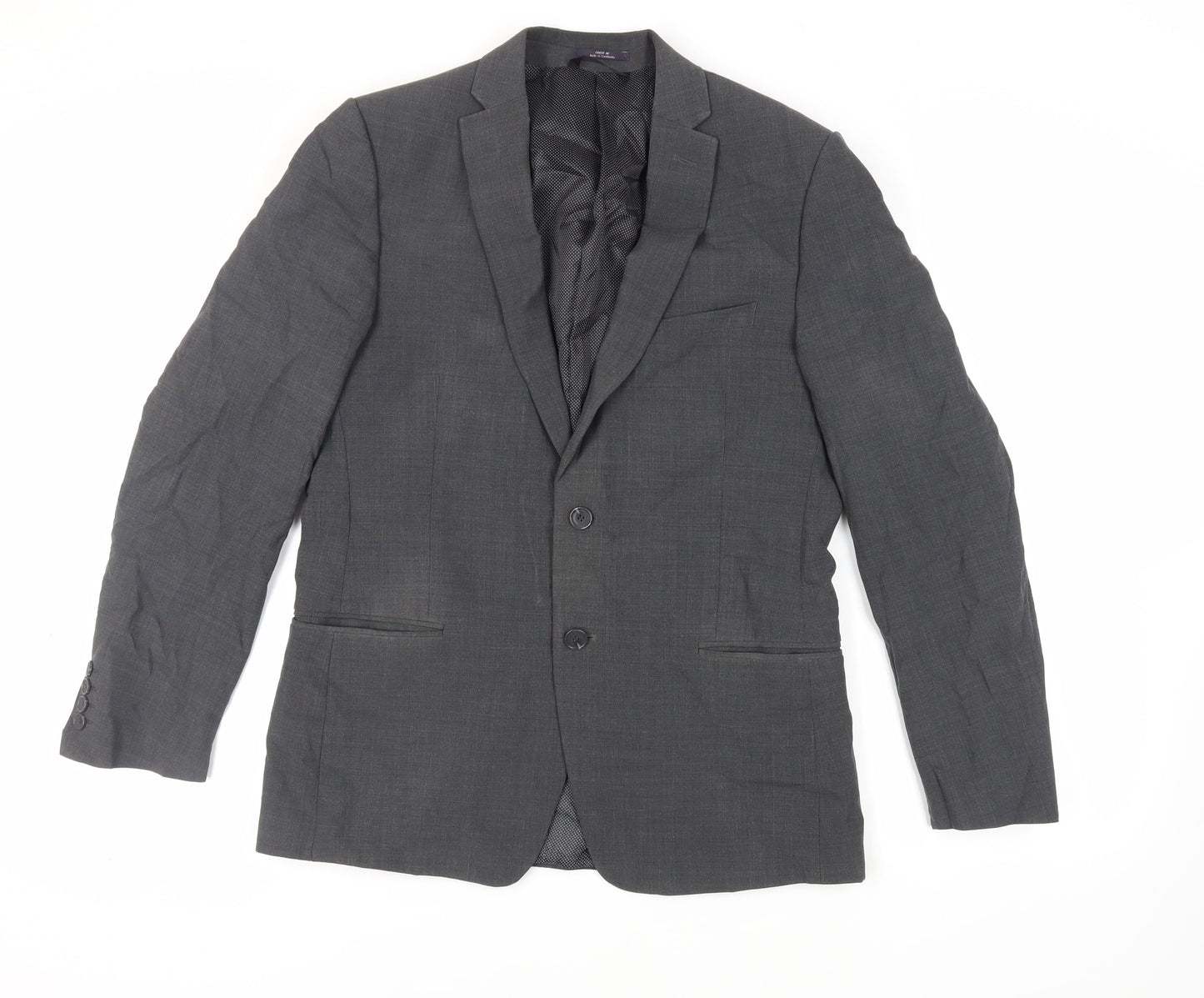 Mens UK Size 40 Marks and Spencer Regular Grey Suit Jacket