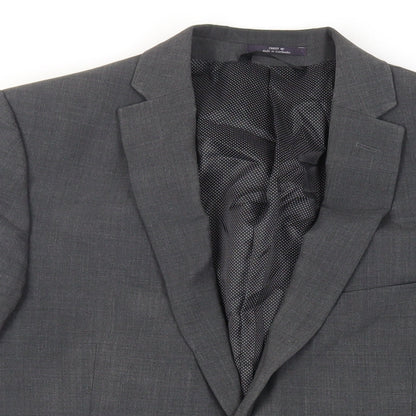 Mens UK Size 40 Marks and Spencer Regular Grey Suit Jacket