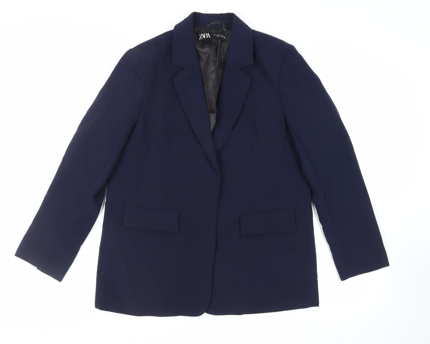 Womens UK Size M Zara Blue Jacket