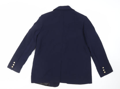 Womens UK Size M Zara Blue Jacket