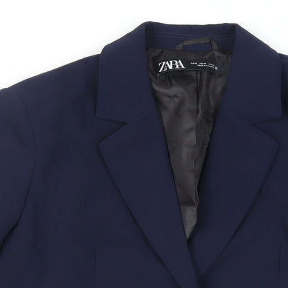 Womens UK Size M Zara Blue Jacket