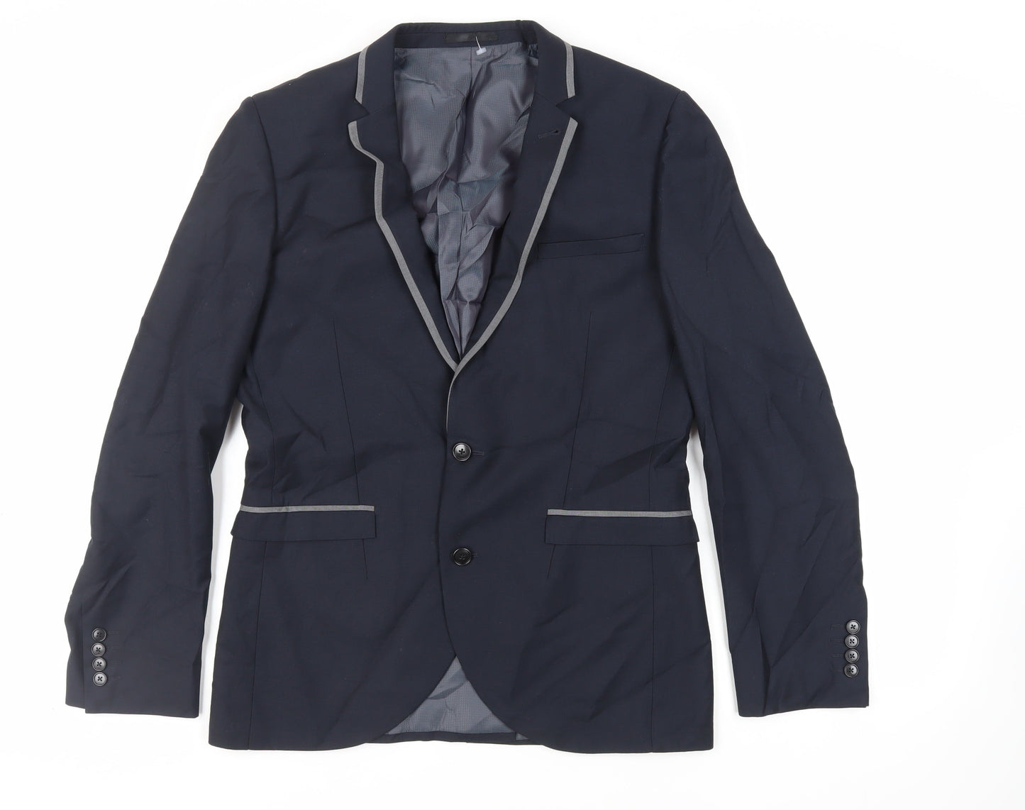 Mens UK Size 40 NEXT Regular Blue Suit Jacket
