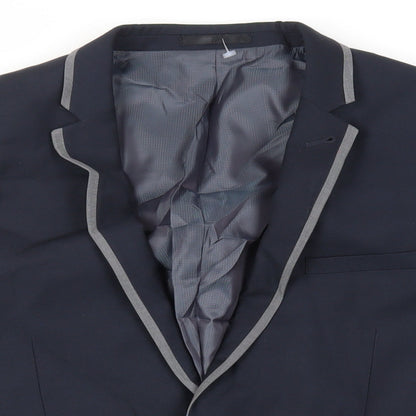 Mens UK Size 40 NEXT Regular Blue Suit Jacket