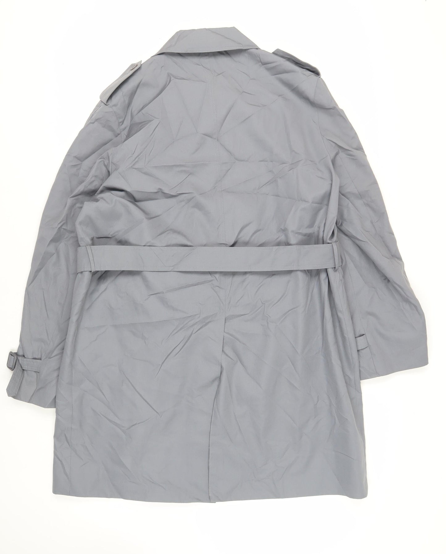 Mens UK Size 40 House of Fraser Grey Trench Coat