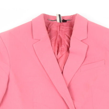 Womens UK Size 8 Topshop Pink Jacket