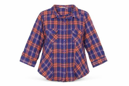 Womens UK Size 14 New Look Blue Basic Button-Up