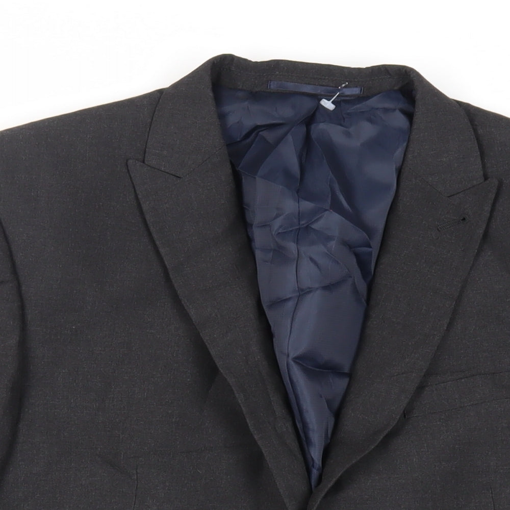 Mens UK Size 42 NEXT Regular Black Suit Jacket