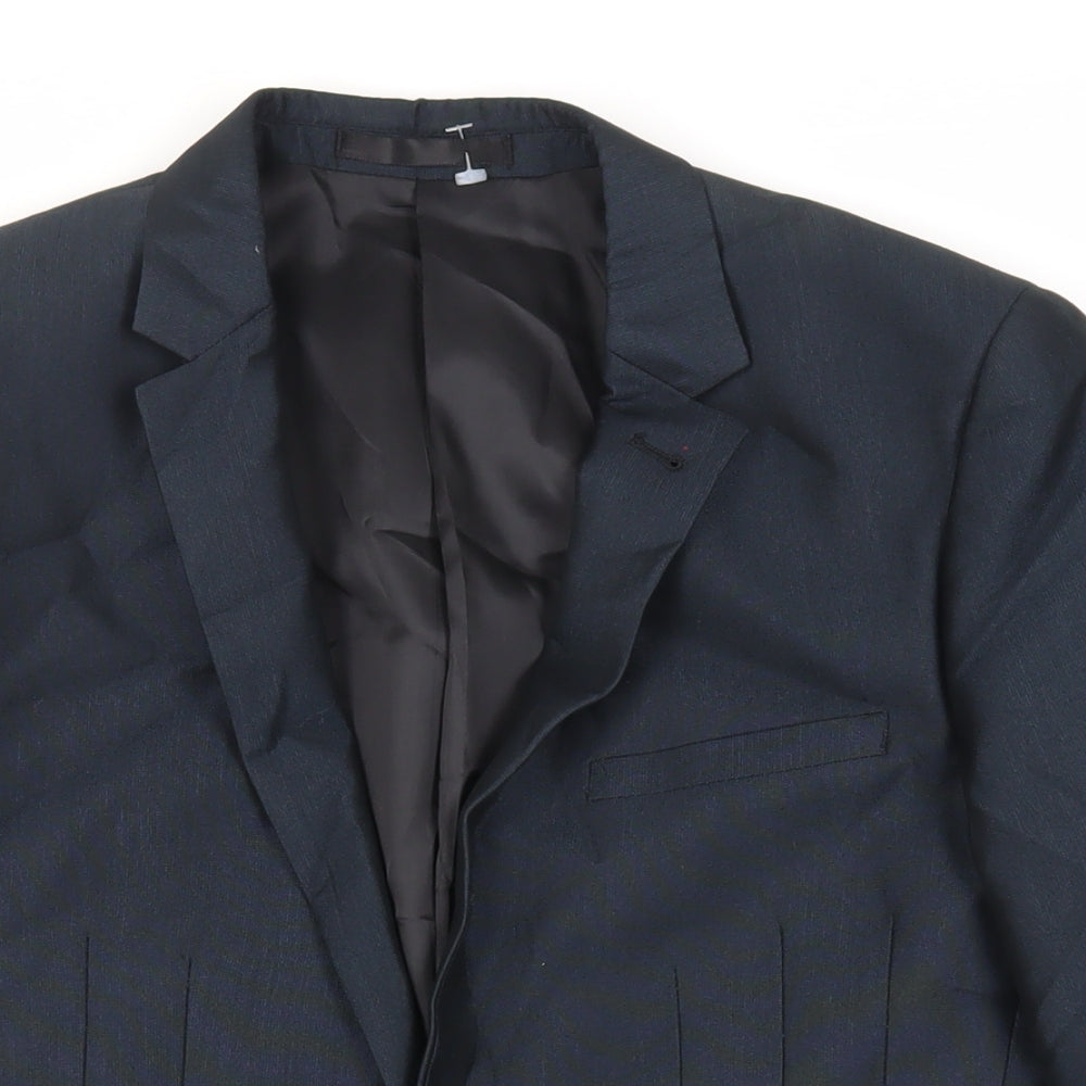 Mens UK Size 34 OneSixFive Regular Blue Suit Jacket