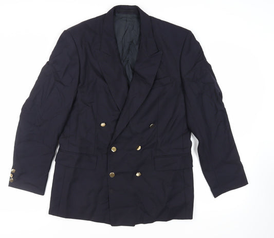 Mens UK Size 40 Varteks Regular Blue Suit Jacket