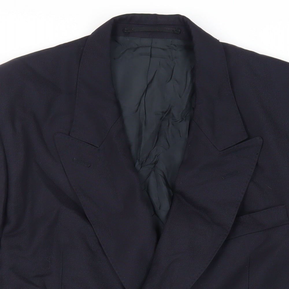 Mens UK Size 40 Varteks Regular Blue Suit Jacket
