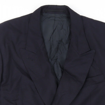 Mens UK Size 40 Varteks Regular Blue Suit Jacket