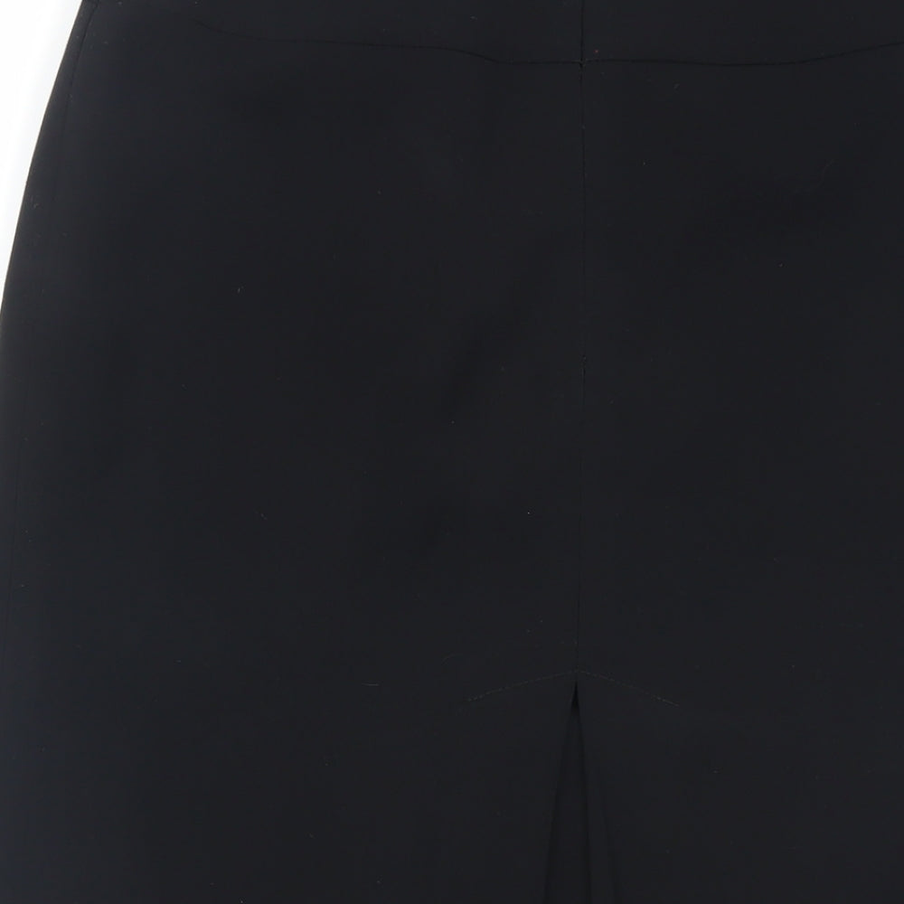 Offshoot Womens Black Polyester Straight & Pencil Skirt Size 10 Zip