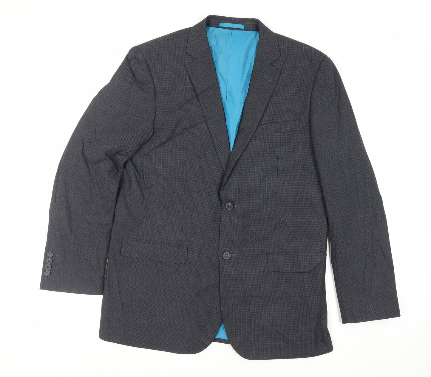 Mens UK Size 42 Greenwoods Regular Grey Suit Jacket