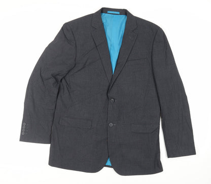 Mens UK Size 42 Greenwoods Regular Grey Suit Jacket