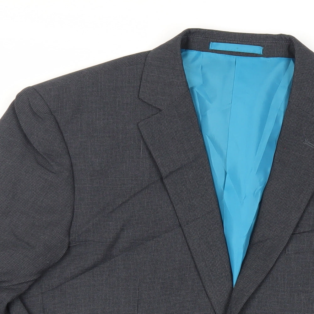 Mens UK Size 42 Greenwoods Regular Grey Suit Jacket