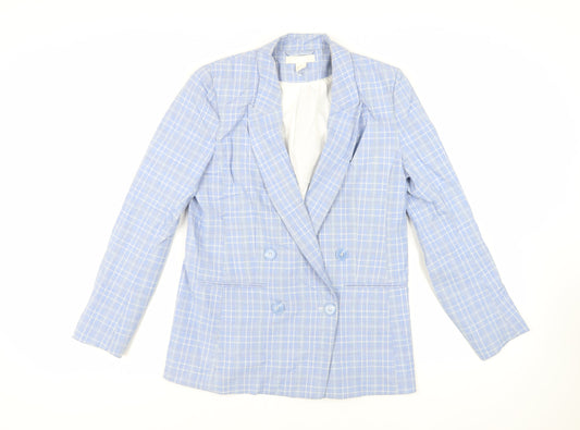Womens UK Size 8 H&M Blue Jacket