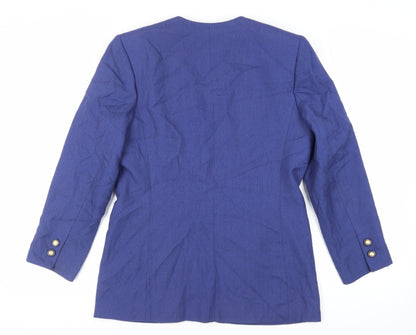Womens UK Size 12 Kasper Blue Jacket
