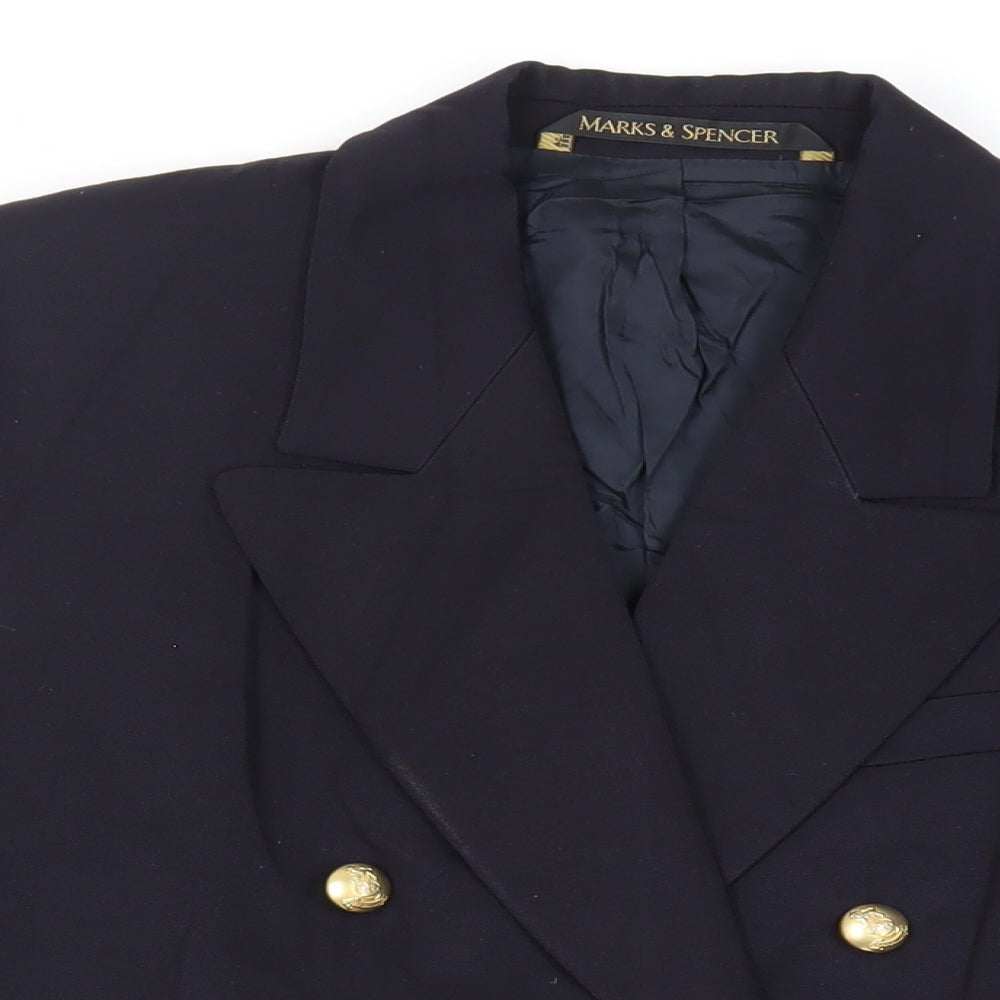 Womens UK Size 12 St Michael Blue Jacket
