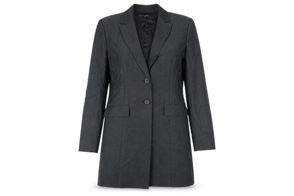 Womens UK Size 10 Kasper Grey Overcoat