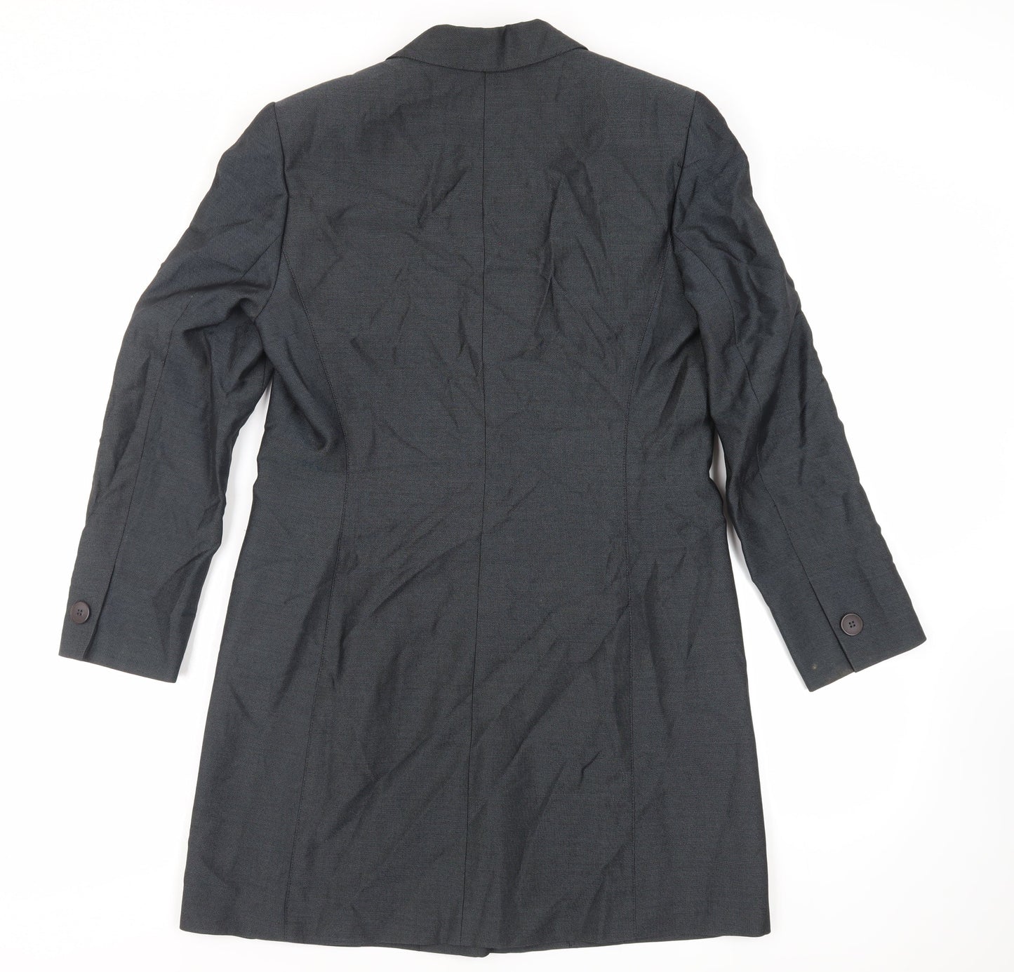 Womens UK Size 10 Kasper Grey Overcoat