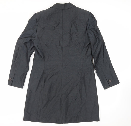 Womens UK Size 10 Kasper Grey Overcoat