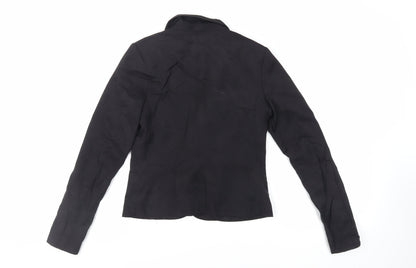 Divided by H&M Womens Black Jacket Blazer Size 8 Button