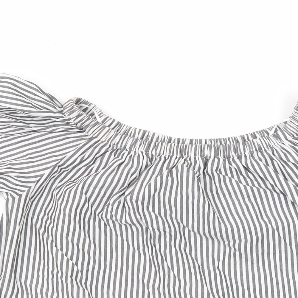 Womens UK Size S Topshop Multicoloured Tunic Blouse