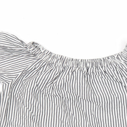 Womens UK Size S Topshop Multicoloured Tunic Blouse