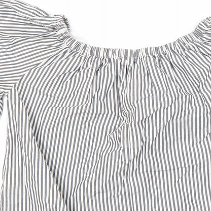 Womens UK Size S Topshop Multicoloured Tunic Blouse