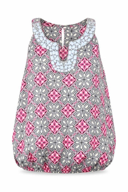 Womens UK Size M Wallis Multicoloured Tunic Button-Up