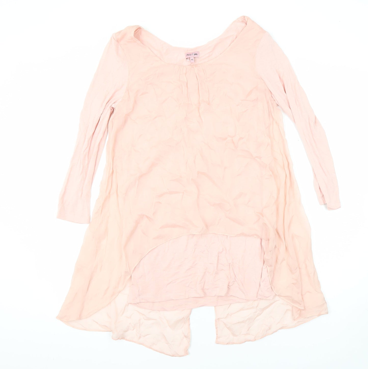 Womens UK Size 10 Phase Eight Pink Tunic Blouse