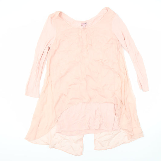 Womens UK Size 10 Phase Eight Pink Tunic Blouse