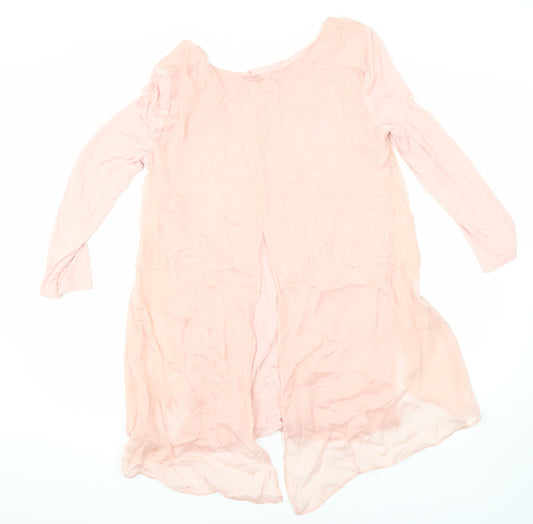 Womens UK Size 10 Phase Eight Pink Tunic Blouse