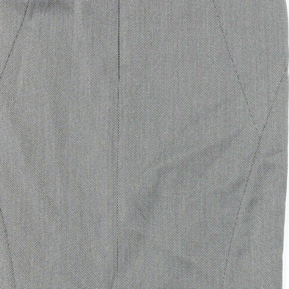 Principles Womens Grey Polyester Straight & Pencil Skirt Size 14 Zip - Lined