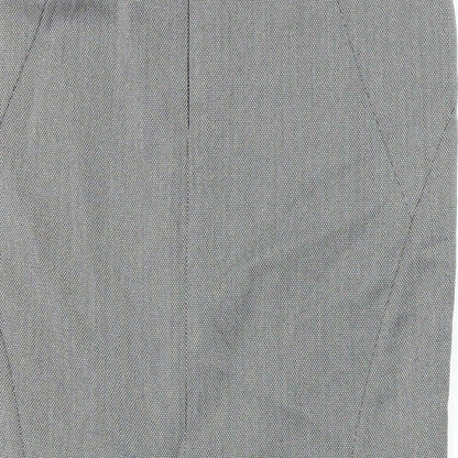Principles Womens Grey Polyester Straight & Pencil Skirt Size 14 Zip - Lined
