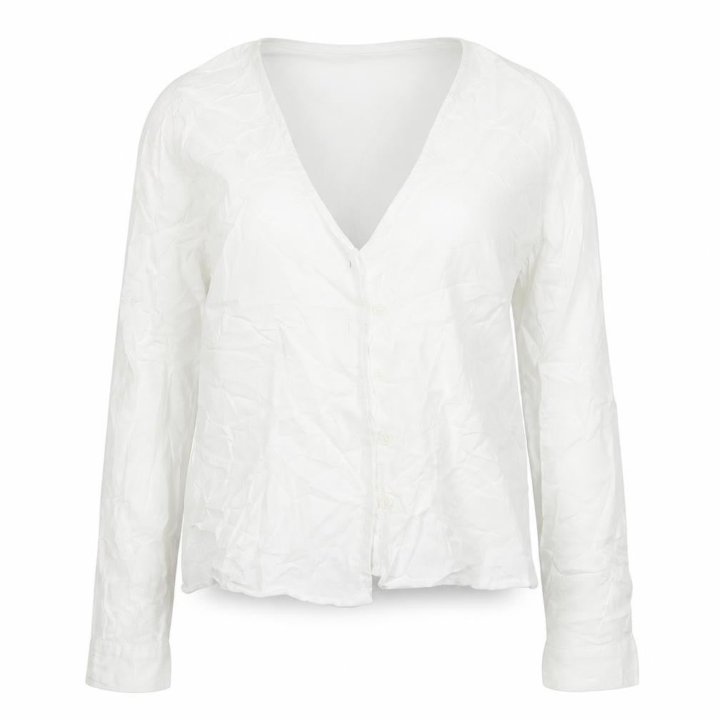 Womens UK Size M Pull&Bear White Tunic Blouse