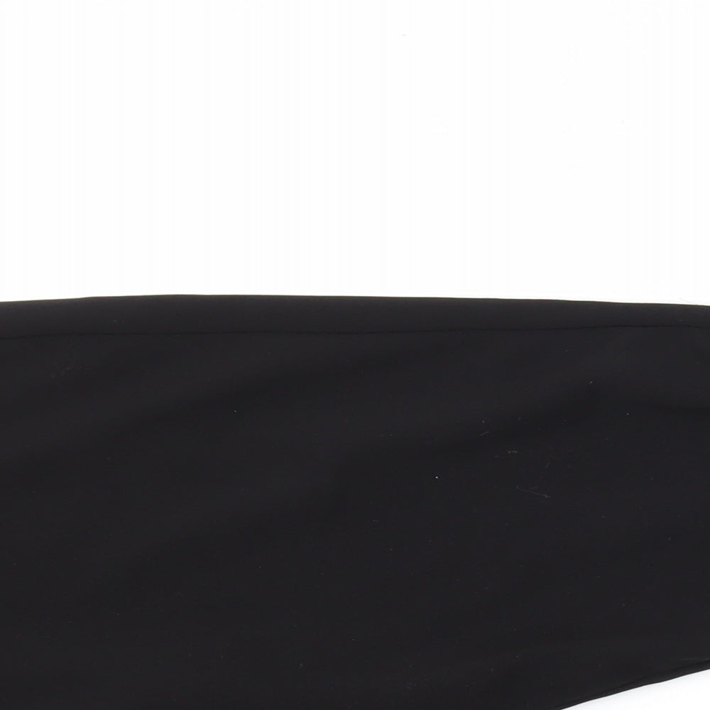 Womens UK Size 16 Quiz Regular Fit Capri Black Trousers
