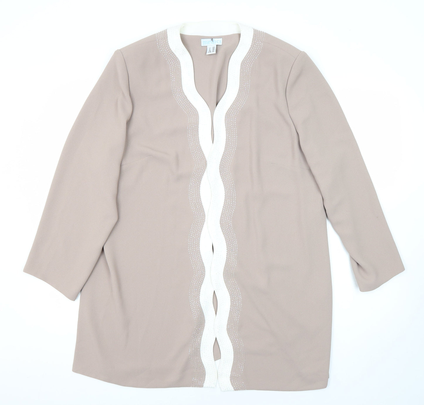 Womens UK Size 22 Medici Beige Jacket
